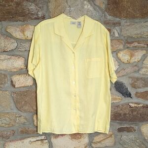 LL Bean 100% Linen Button-down Shirt